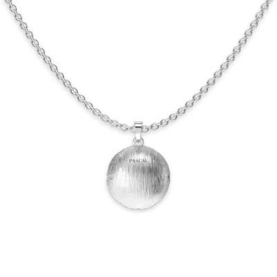 Pascal The Basketball Leaking Ball Diamond Necklace In Metallic