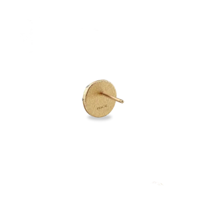 Pascal The Basketball Crooked Ball Diamond Pavé Earrings In Gold