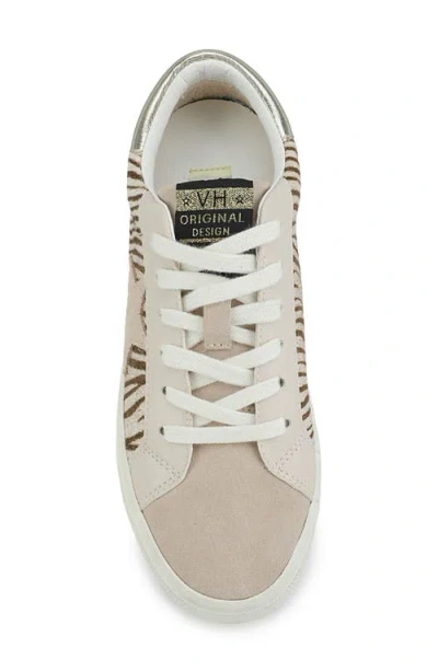 Vintage Havana Kate Snake Embossed Sneaker In White