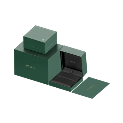 Pascal Lucky Clover 5 Motifs Bracelet, Green Diamond Pavé In Gold