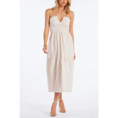 Bishop + Young Aeries Halter Dress In Neutral