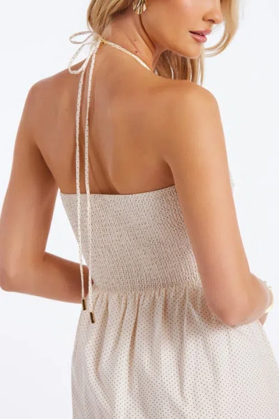 Bishop + Young Aeries Halter Dress In Neutral