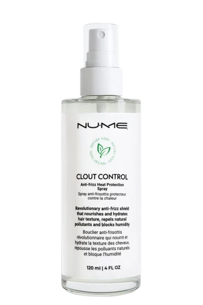 Nume Clout Control | Anti-frizz & Heat Protectant Spray In White