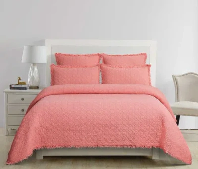 C & F Home C&f Home Trellis Cotton Quilt Set In Pink