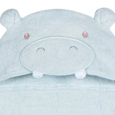 Just Born Pink Owl Character Hooded Towel