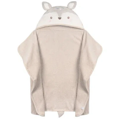 Just Born Pink Owl Character Hooded Towel