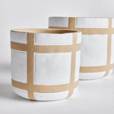 Napa Home & Garden Phoenix Flowerpot Planters, Set Of 2 In Multi