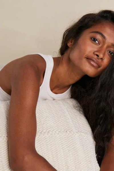 Pillowpia Chindi Lumbar Pillow Cover In White