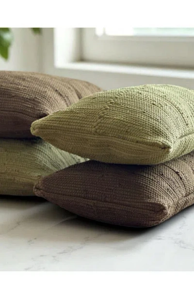 Pillowpia Chindi Lumbar Pillow Cover In Brown