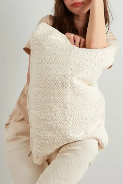 Pillowpia Chindi Lumbar Pillow Cover In White