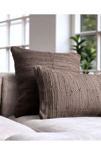 Pillowpia Chindi Lumbar Pillow Cover In Brown
