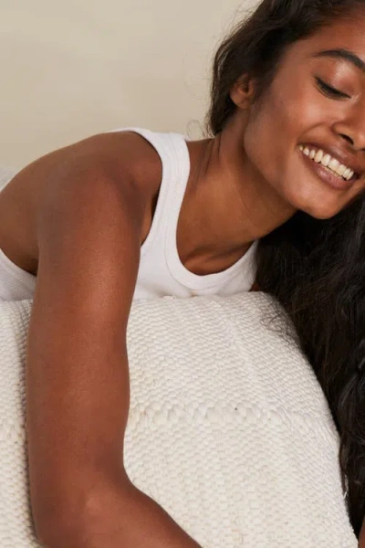 Pillowpia Chindi Lumbar Pillow Cover In White