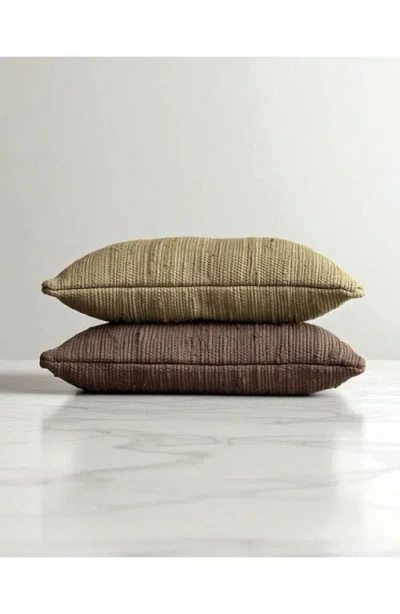 Pillowpia Chindi Lumbar Pillow Cover In Brown
