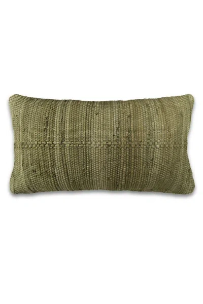 Pillowpia Chindi Lumbar Pillow Cover In Green