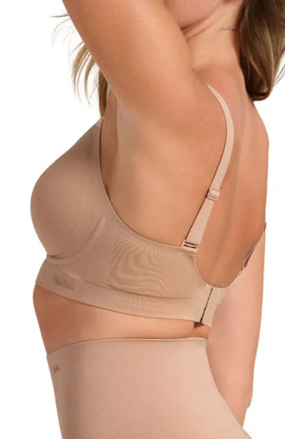 Siella Sculpt V-neck Bra In Brown