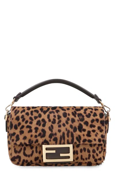 Fendi Borsa Baguette® Mini In Calfskin In Multi