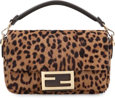 Fendi Borsa Baguette® Mini In Calfskin In Multi