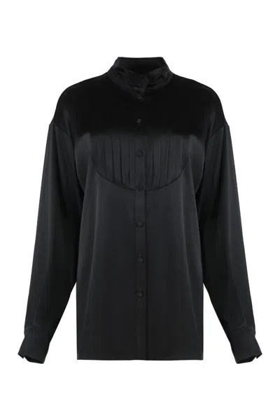 Les Filles D'eva Silk Shirt In Black