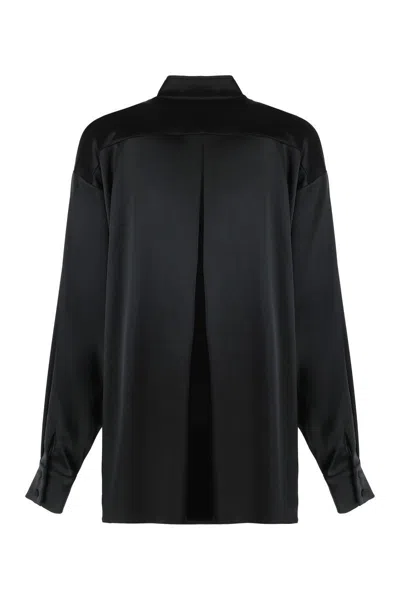 Les Filles D'eva Silk Shirt In Black