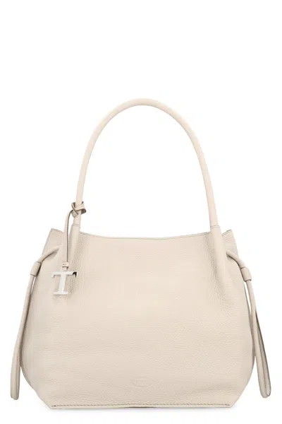 Tod's Belt Bag In Leather In Neutral