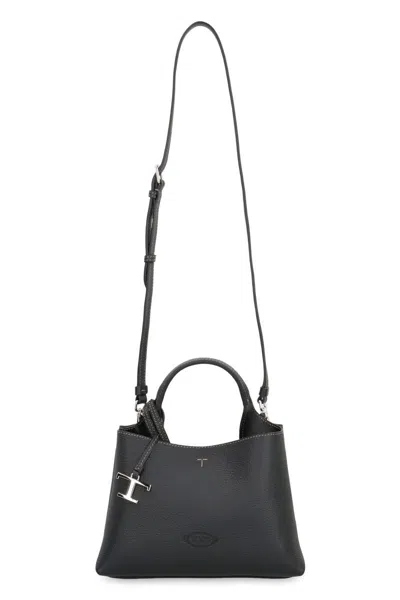 Tod's Handbag Micro In Leather In Black