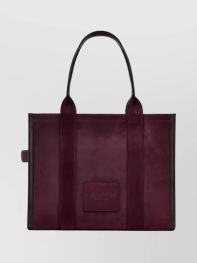 Marc Jacobs Rectangular Tote Bag Top Handles In Burgundy