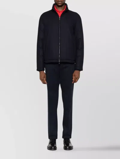 Incotex Tailored Trousers With Pockets And Loops In Black