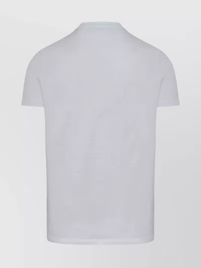 Dsquared2 Regular Fit Short Sleeve Crew Neck T-shirt In White