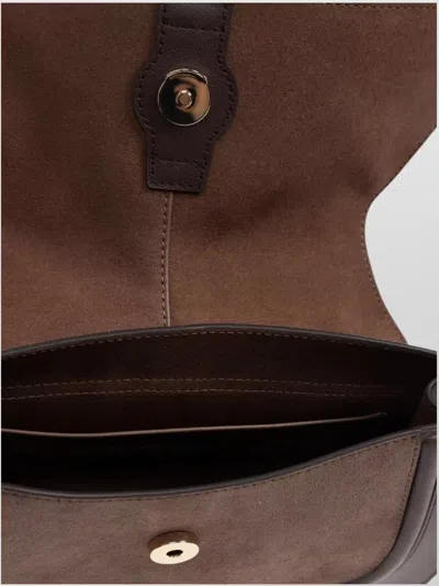 Furla Modern Shoulder Bag Adjustable Strap In Brown