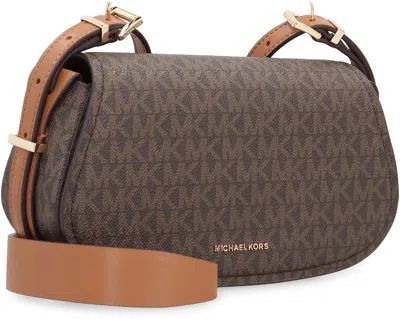 Michael Michael Kors Borsa A Tracolla Lydia Piccola Con Logo In Brown