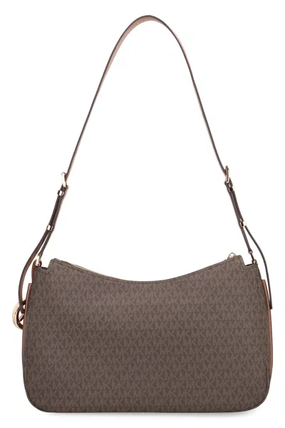 Michael Michael Kors Medium Nolita Shoulder Bag With Logo In Brown