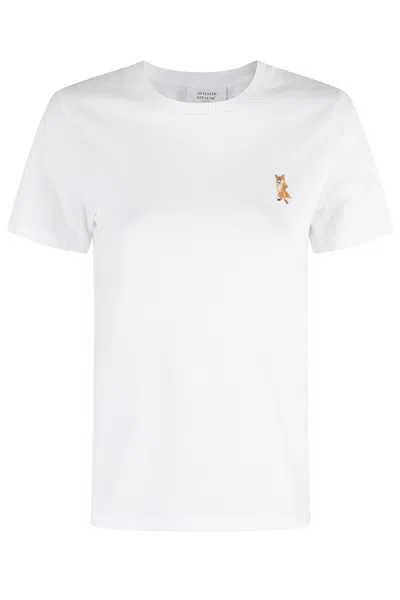 Maison Kitsuné Lady Fox Regular Tee-shirt In White