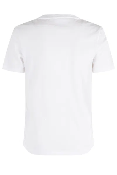 Maison Kitsuné Lady Fox Regular Tee-shirt In White
