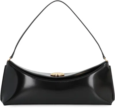 Jacquemus Ovalo Clutch In Black