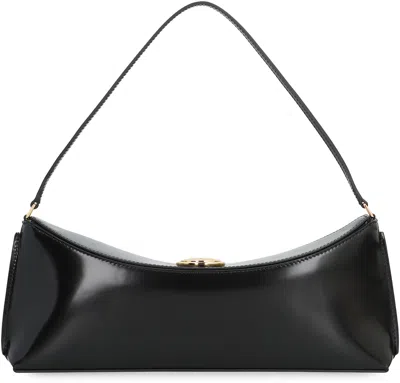 Jacquemus Ovalo Clutch In Black
