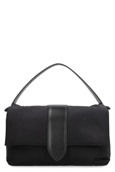 Jacquemus The Messenger Bambino Bag With Adjustable Shoulder Strap In Black