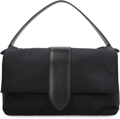 Jacquemus The Messenger Bambino Bag With Adjustable Shoulder Strap In Black