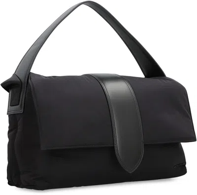 Jacquemus The Messenger Bambino Bag With Adjustable Shoulder Strap In Black