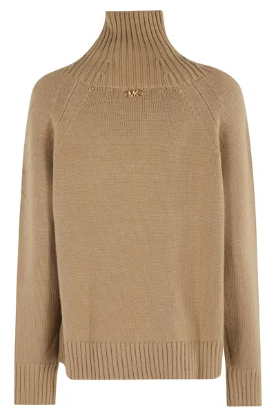 Michael Michael Kors Solid Tank Easy Sweater In Brown