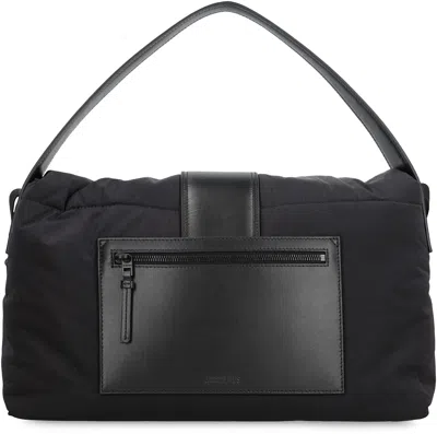 Jacquemus The Messenger Bambino Bag With Adjustable Shoulder Strap In Black