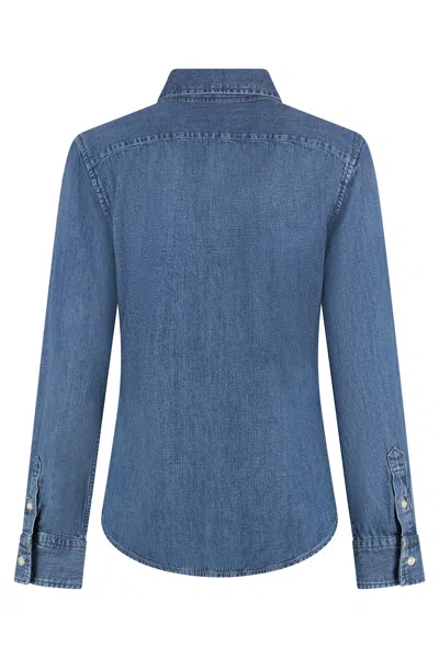 Polo Ralph Lauren Denim Shirt In Blue