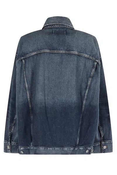 Agolde Reworked Wayne Jacket In Blue