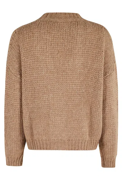 Roberto Collina Button Front-pocket Cardigan In Brown