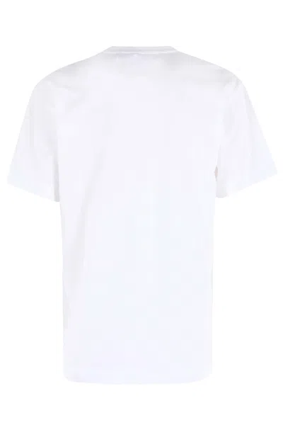 Comme Des Garçons Play Tshirt Metalstone In White