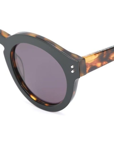 Shop Stella Mccartney Keyhole Round Frame Sunglasses