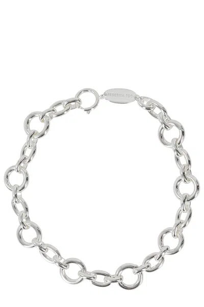 Federica Tosi Charlotte Necklace In Metallic