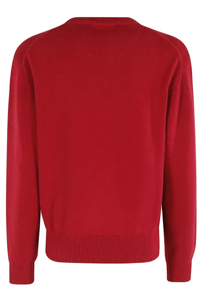 Dunst Unisex Cashmere Crewneck Sweater In Red