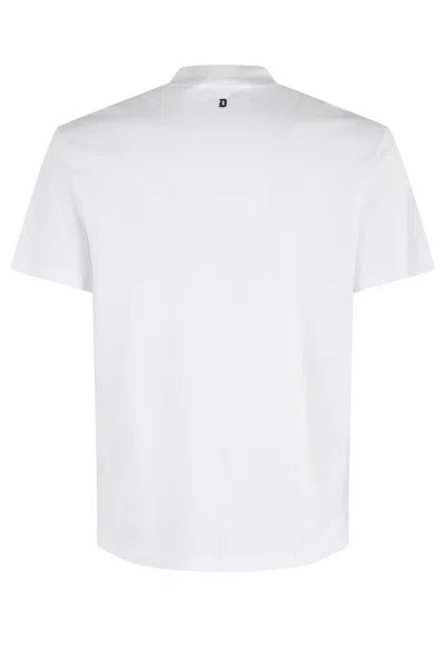 Dondup Tshirt Con D Gommata In White