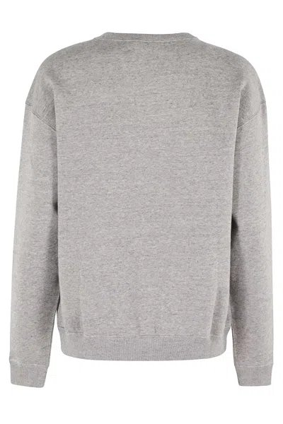 Polo Ralph Lauren Long Sleeve Sweatshirt In Gray