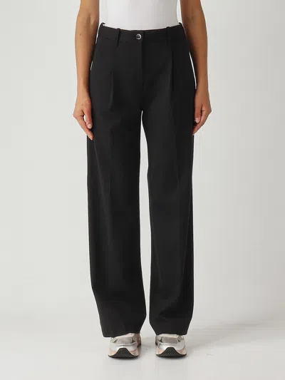 Nine In The Morning Blenda Straight Trousers In Black